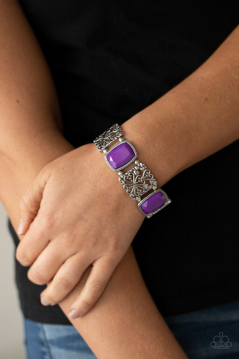 Purple on sale bracelet paparazzi