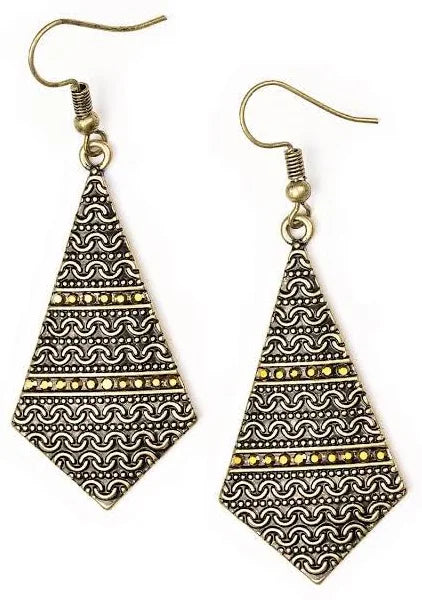 Paparazzi Terra Trending Brass Earrings