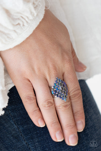 Paparazzi Hive Hive Hustle Blue Ring