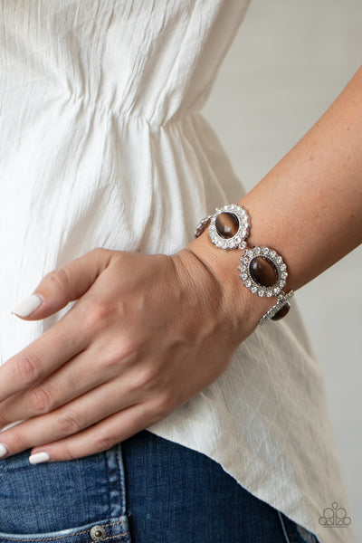 Demurely Diva Brown Bracelet