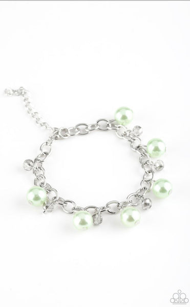 Paparazzi Country Club Chic - Green Bracelet