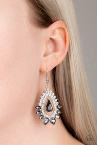 Paparazzi Boss Brilliance Silver Earrings