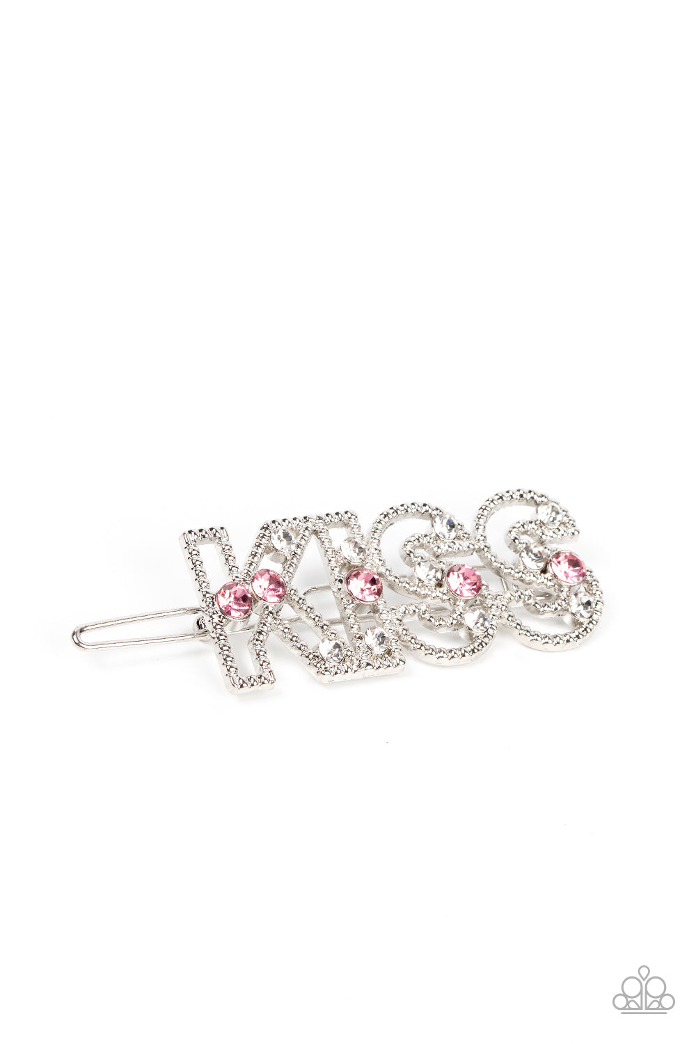 Paparazzi Kiss Bliss - Pink Hair Clip