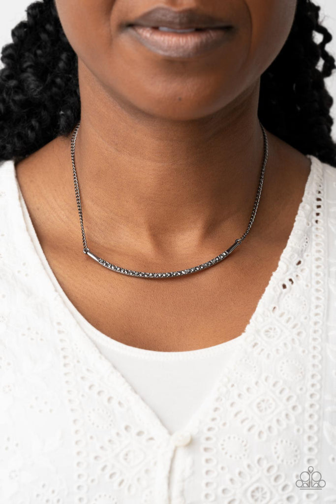 Gunmetal deals choker paparazzi