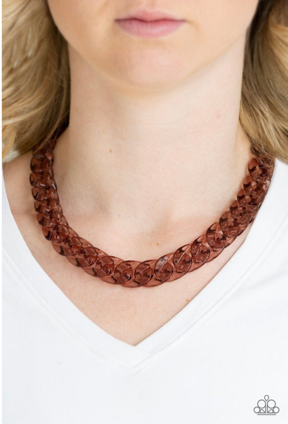 Paparazzi Put It On Ice - Copper Necklace