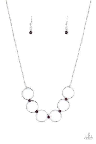 Paparazzi Regal Society Purple Necklace